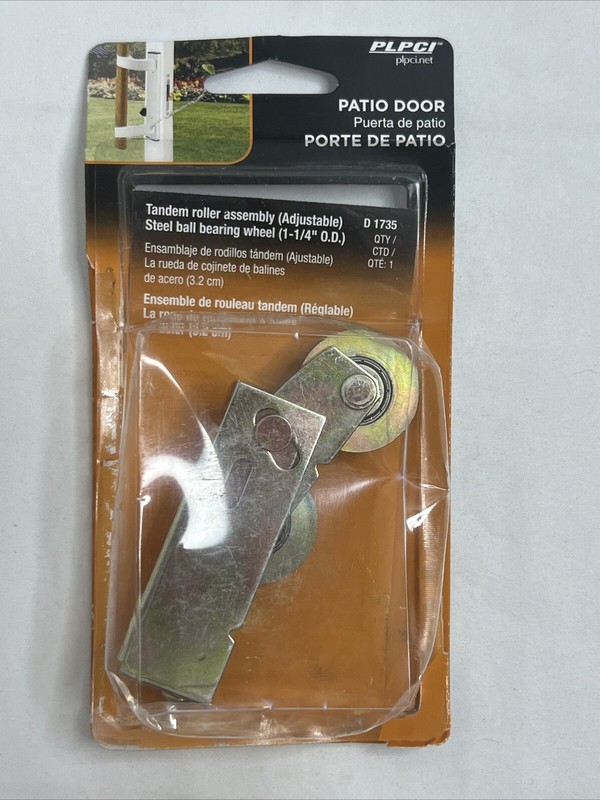 Adjustable Tandem Roller Assembly PLPCI Patio Door Hardware D 1735