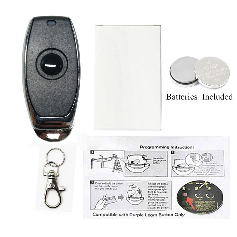 For Chamberlain Raynor 953d 940d Garage Door Opener Remote Control Purple Button gallery