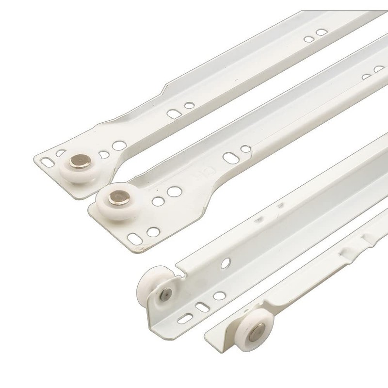 Drawer Slide Kit – Replace Drawer Track Hardware – Self-Closing Design –Fits Mos