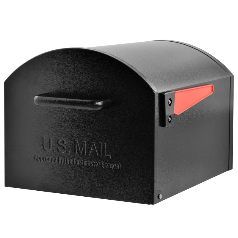 Mail Boss Orca XL Extra Large Steel Mailbox – USPS Large, Black