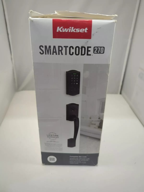 Kwikset SmartCode 270 Touchscreen Electronic Lock 992700-005 Venetian Bronze NEW gallery