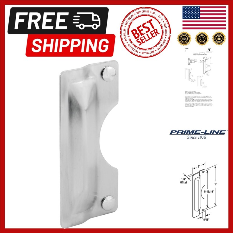 Versatile Stainless Steel Latch Guard for Residential and Commercial Use – 3x7in