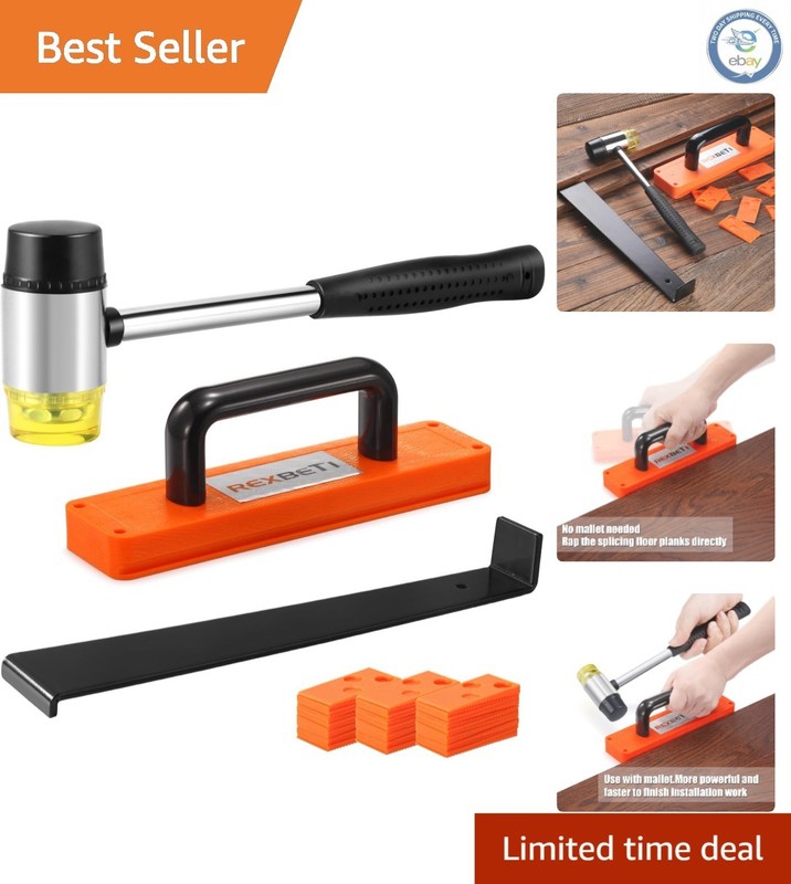 LVP Installation Kit – Double-Faced Mallet, Pull Bar, & Spacers Included
