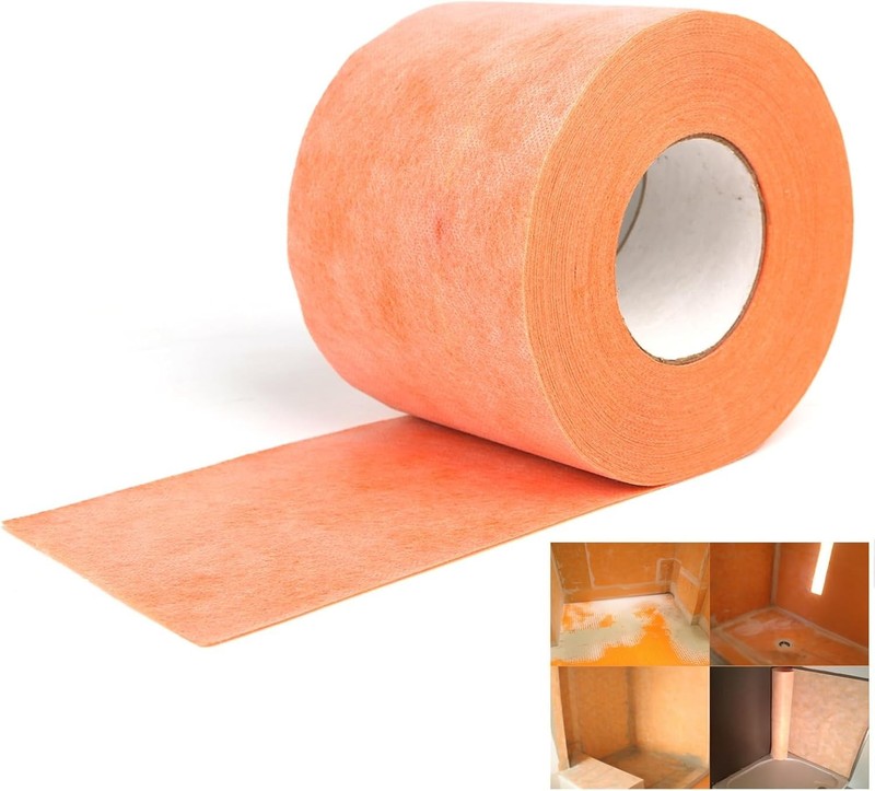 Professional Waterproof Membrane for Shower,5In x 100Ft(42 5IN x 100FT 42 SQ