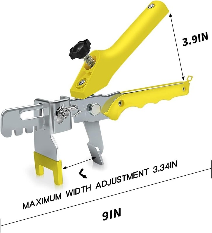Professional Tile Leveling System - 300 Clips, 100 Wedges, and Tile Plier Set gallery