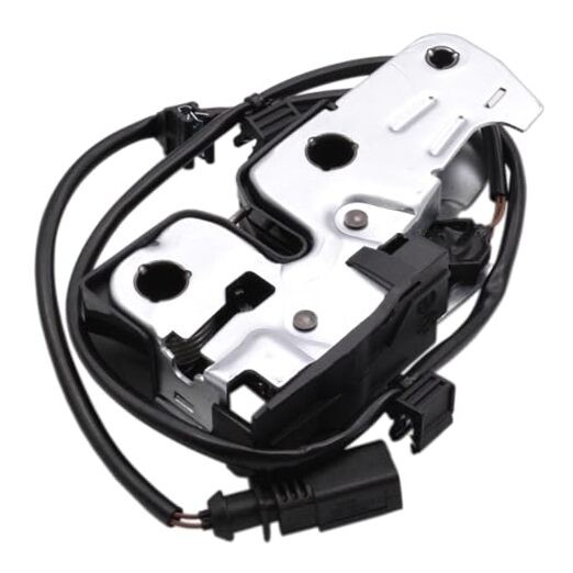 Front Hood Latch Lock Assembly w/Switch Compatible For Low Hood Latch for Jetta
