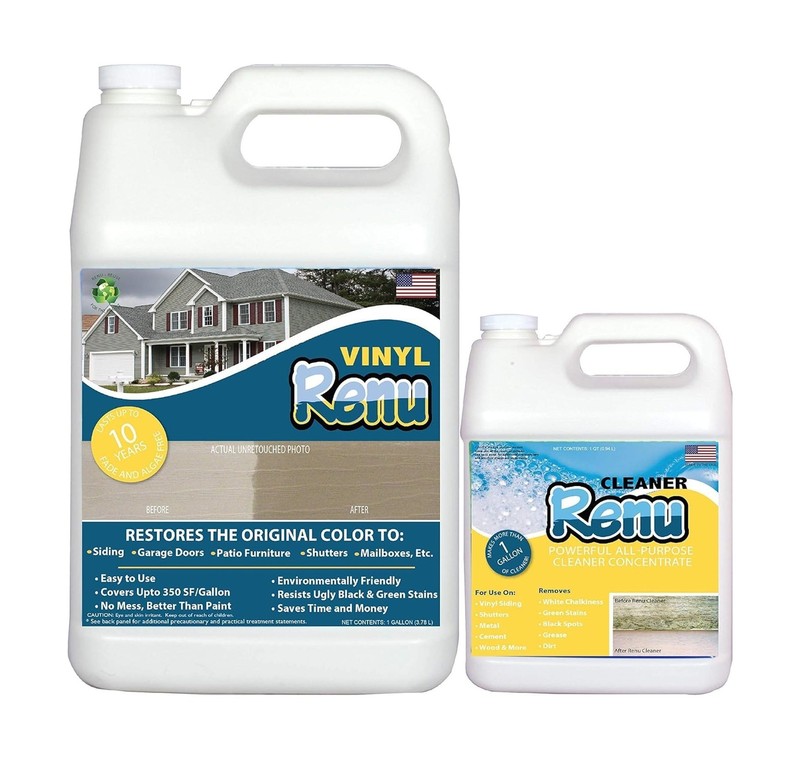 Vinyl Renu Premium Siding Restorer | Lasts 10+ Yrs | Restores Original Color ...