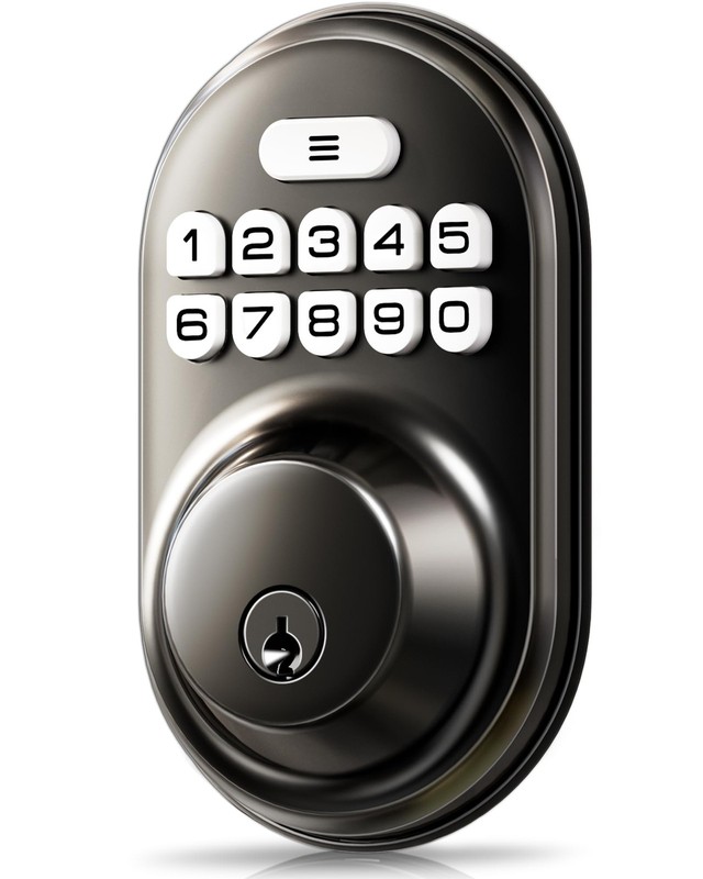 Keyless Entry Door Lock, Electronic Keypad Deadbolt, Keyed Entry, Auto Lock, …