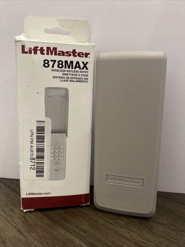 LiftMaster 878MAX Wireless Keypad Garage Door Opener Keyless Open Box