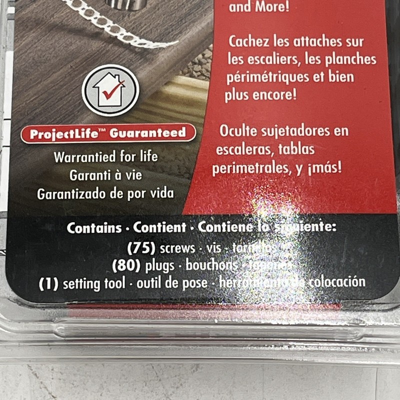 NEW!! FastenMaster 50 LF Collated Cortex for TREX Cinnamon Cove 2-1/2” Screws gallery