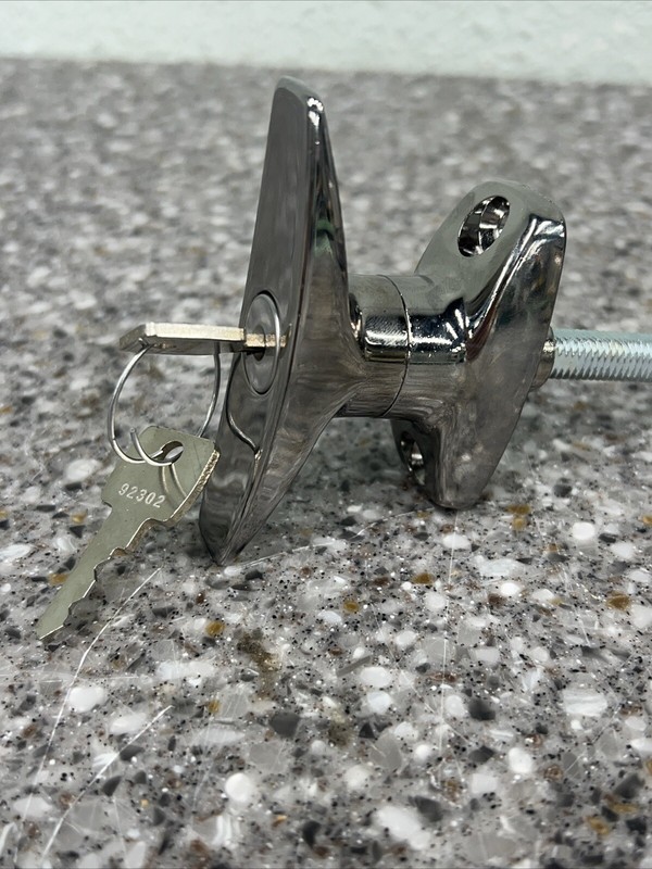 Lowe And Fletcher Concave T-Handle With 2 Keys And Hardware