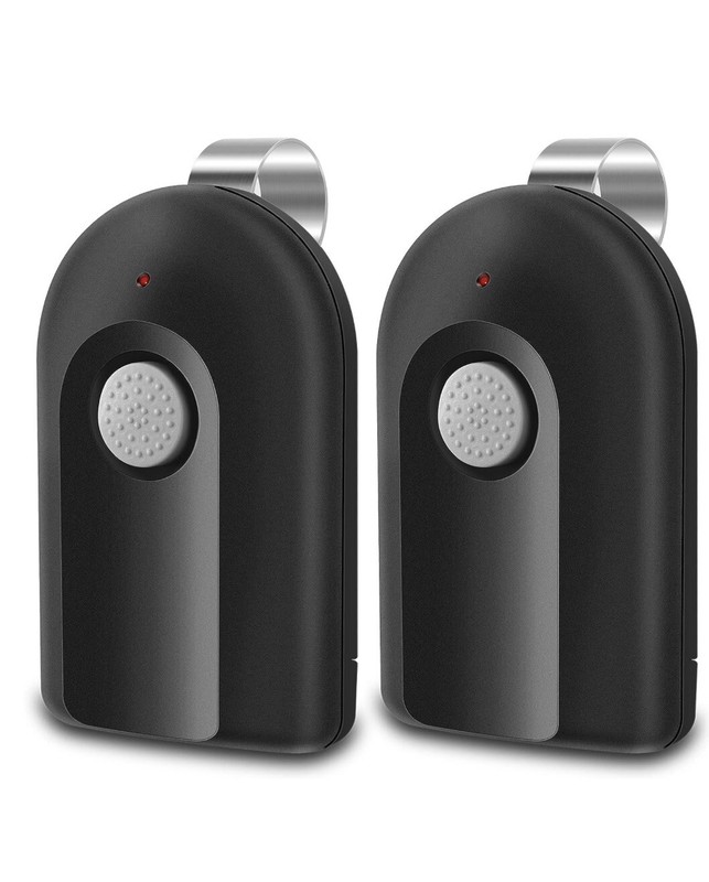 Datonten Garage Door Opener Remote Contols w/ Visor Clips Lot (2)