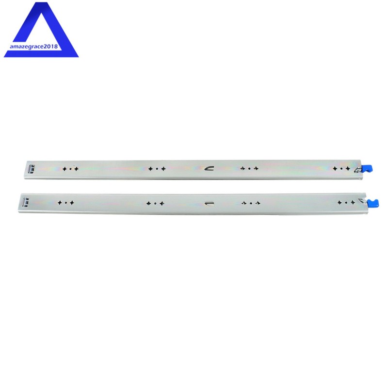 1 Pair With Lock Heavy Duty Drawer Slides 34 Inch 250 Lbs Extension Rails Rail
