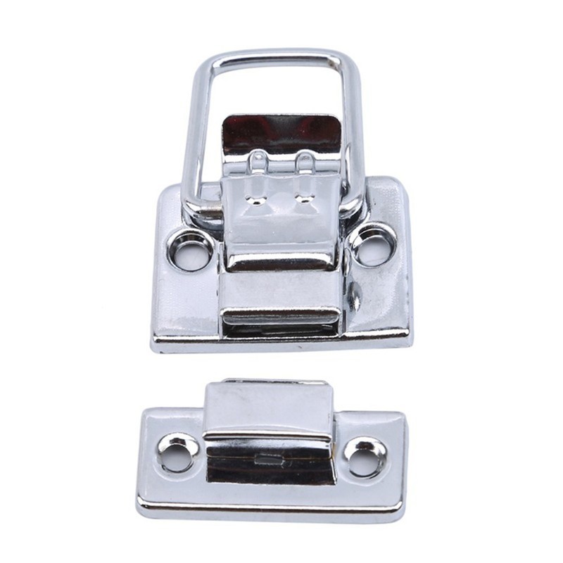 Chrome Plated Toolbox Locking Latch for Various Applications 2 Pcs Set gallery