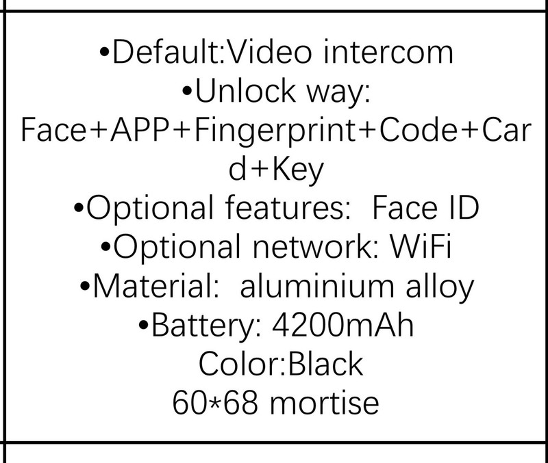 Smart Keyless Entry System Electronic Lock Door Handle with Pin Code Keypad US gallery