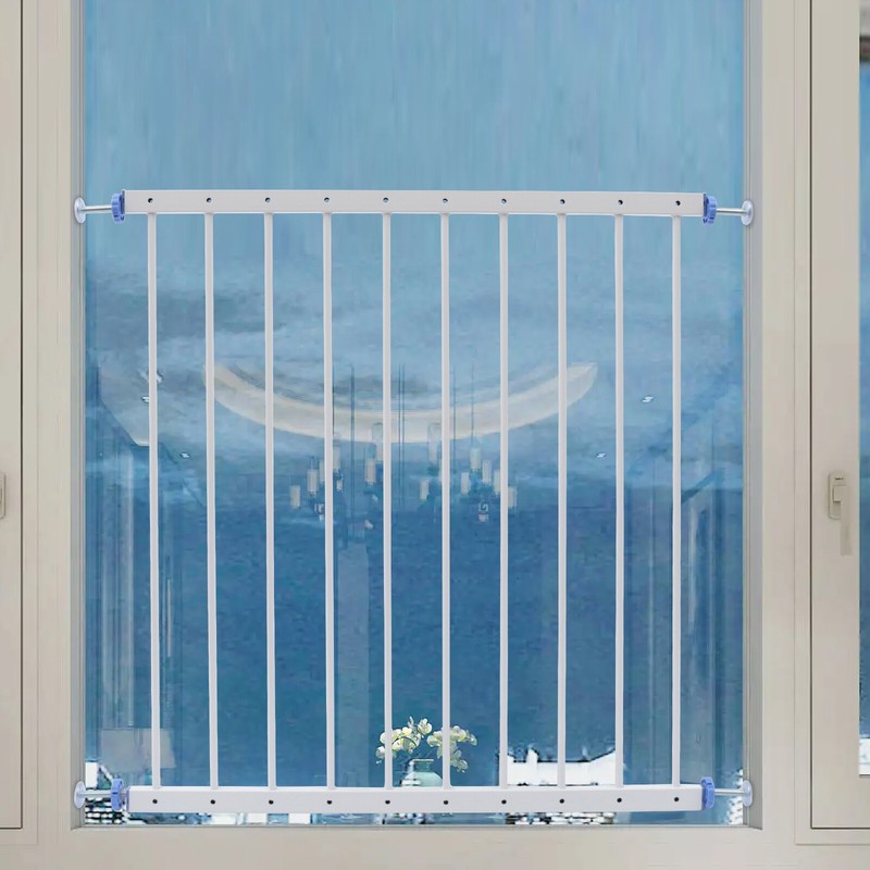 Fixed Window Guard Bar Iron Security Grills Home Use 30.7-34.3 Inch Adjustable gallery