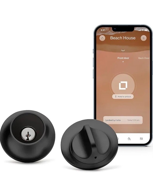 Level Lock Smart Lock Touch Edition Smart Deadbolt Keyless Entry, Black - SEALED gallery