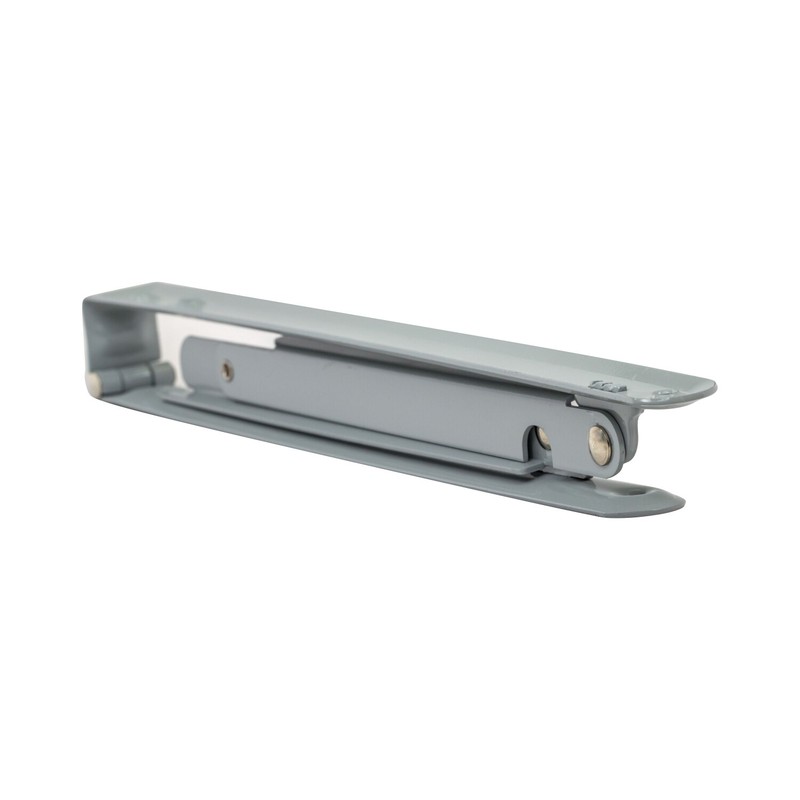 Rok Hardware Folding Shelf Bracket, 12" x 12", Medium Duty, Gray