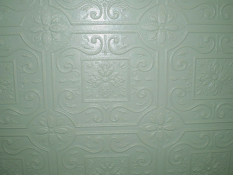 Talavera Flower Tile Paintable Wallpaper by Brewster P59001 gallery