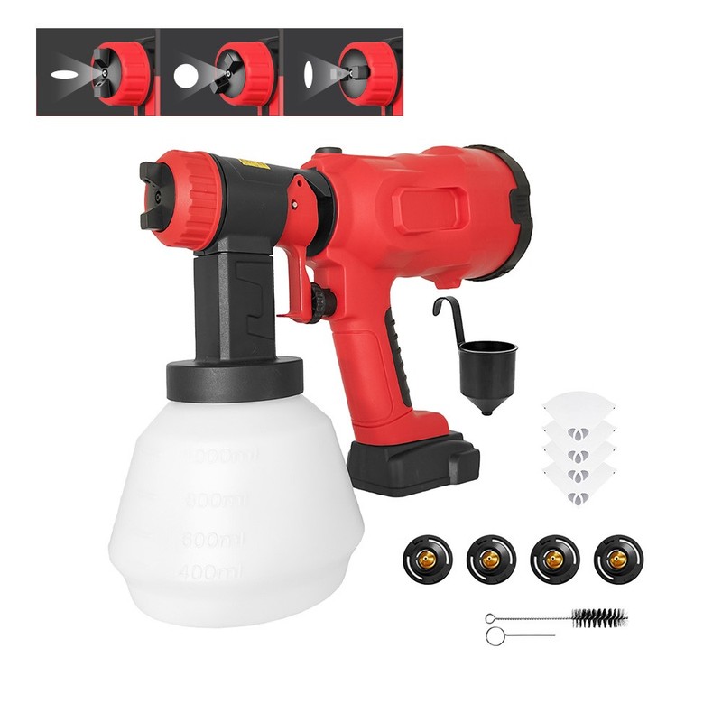 1000ML 18V High Power Cordless Spray Gun for Milwaukee