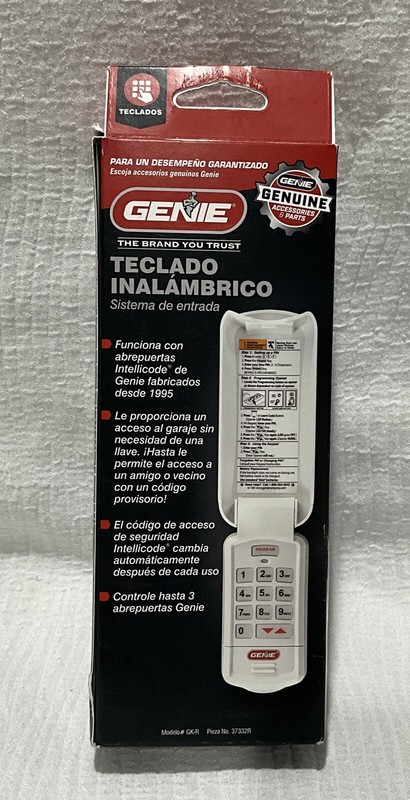 *BRAND NEW* Genie Intellicode Wireless Keypad Garage Door Opener(37332R) (GK-R) gallery