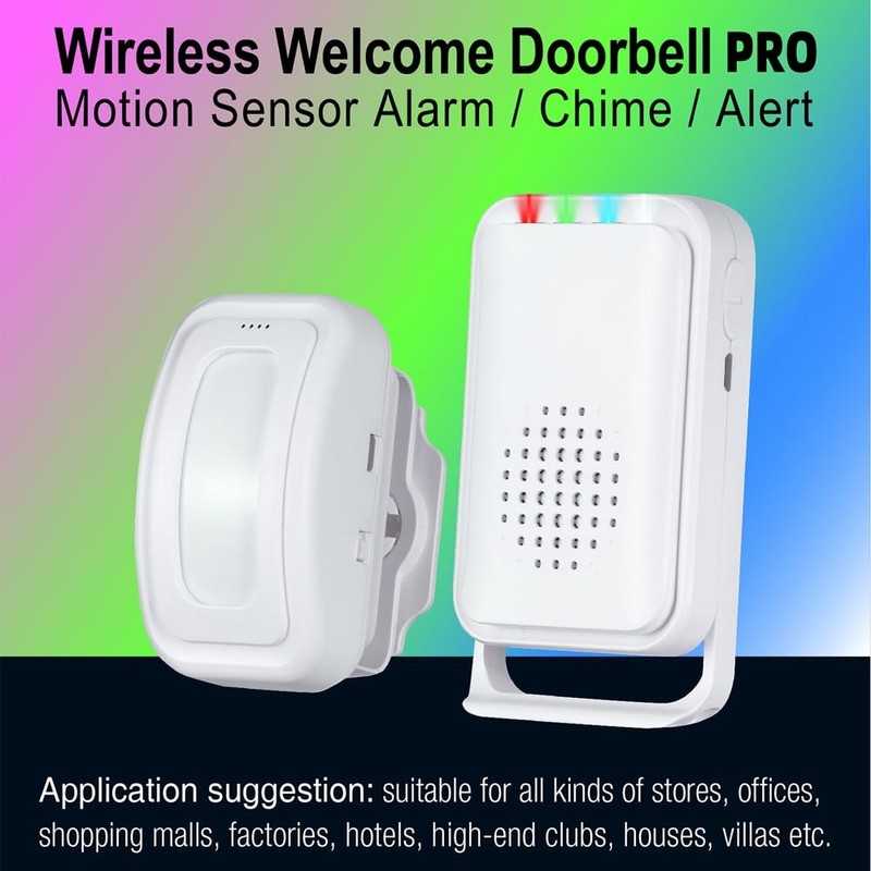 Motion Sensor Doorbell Detector Entry Alert Alarm, Shop Store Office Home Sec... gallery