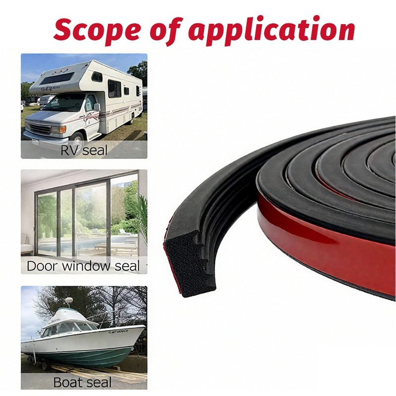 for Window Ribbed Bulkhead Seal Strip 3/5 in X 65 in 326A0004 Weather Stripping gallery