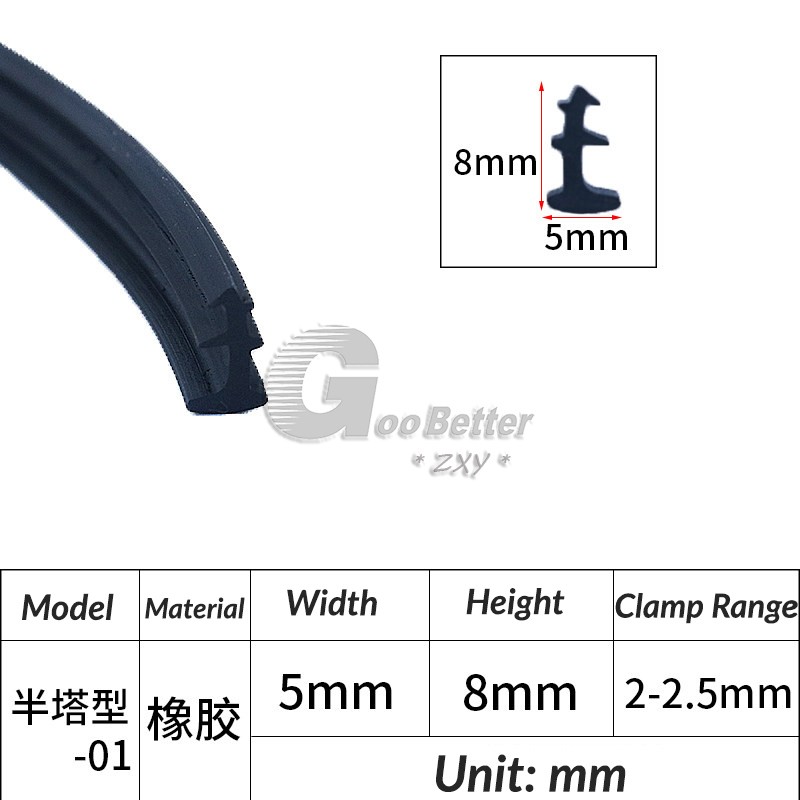 uPVC Window Door Gasket Bubble Flipper Rubber Draught Seal Vent Sash Replacement