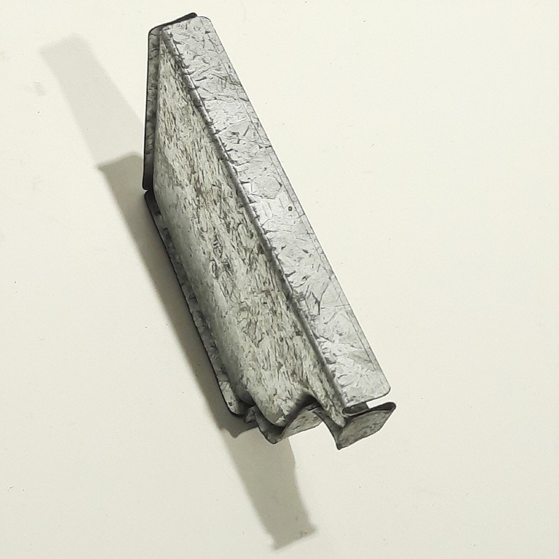 Galvanized Steel 5in Gutter End Caps Right or left NOS gallery