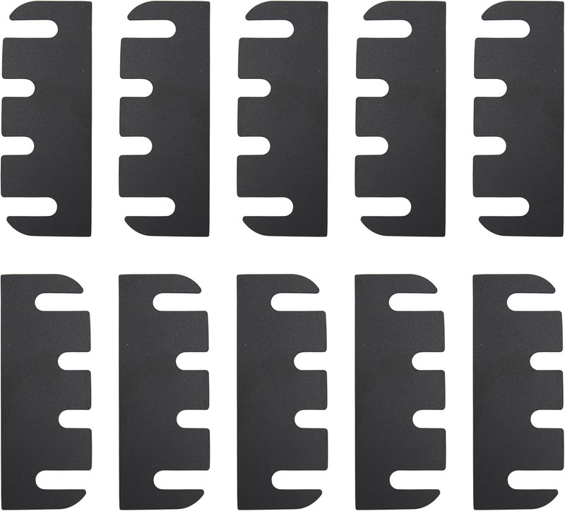 10 Pack Door Hinge Shims - Durable 0.030 Inch Thick PVC for Quick Alignment gallery