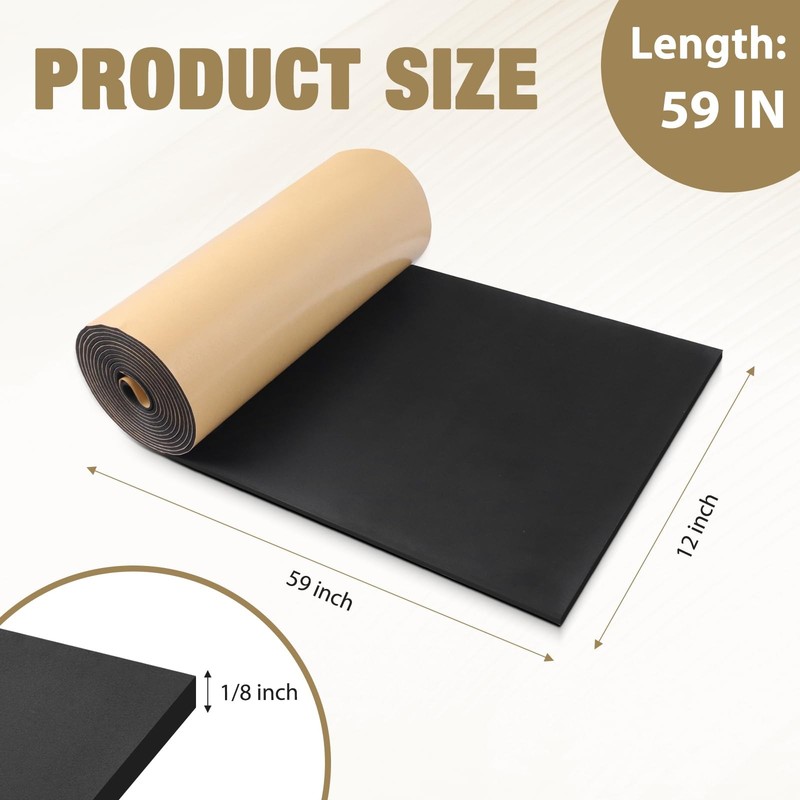 Sponge Neoprene Foam Padding Rubber Sheets with Adhesive Foam Sheet Closed Ce... gallery