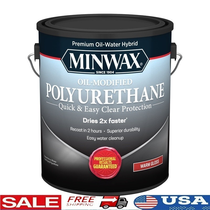 Water Based Oil-Modified Polyurethane Quick Drying Durable Finish Wood Surfaces