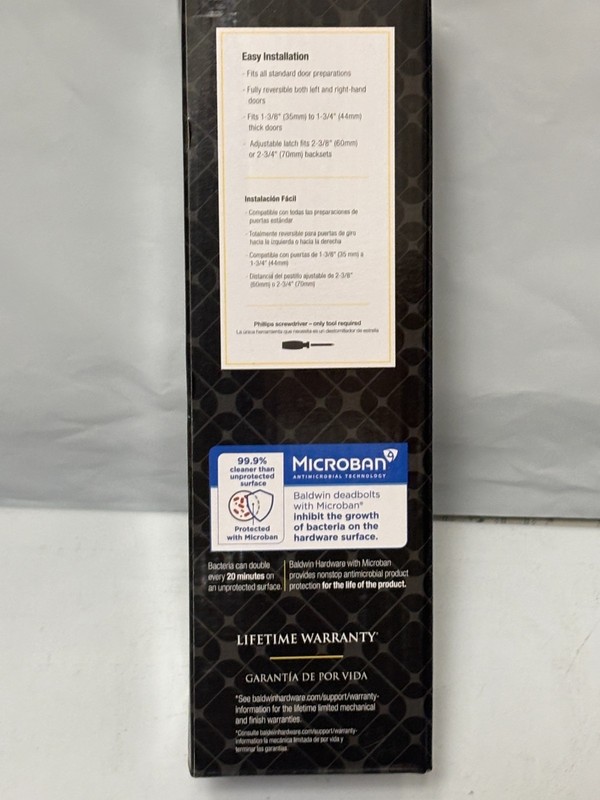 Baldwin Prestige Deadbolt Lock SmartKey Venetian Bronze gallery