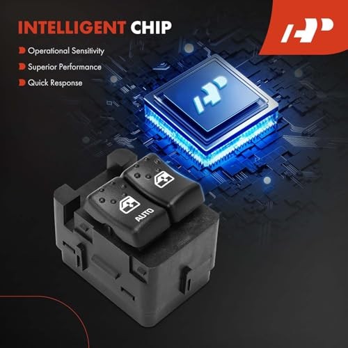 Front Driver Side Master Power Window Switch Compatible with Saturn Ion 2003 gallery