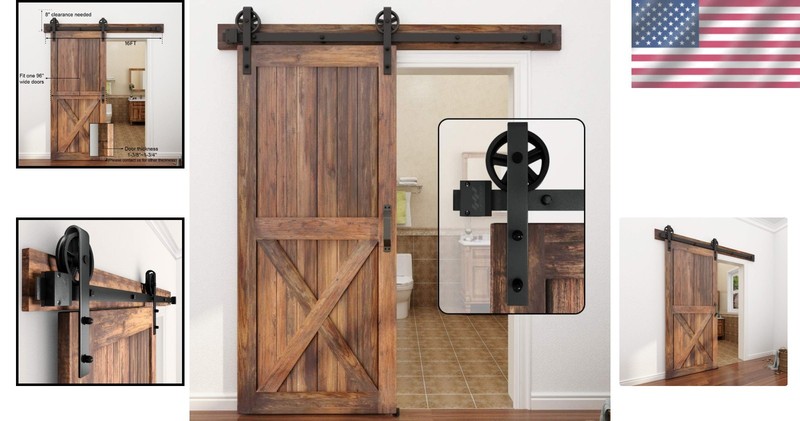 Single Wood Sliding Door Track System gallery