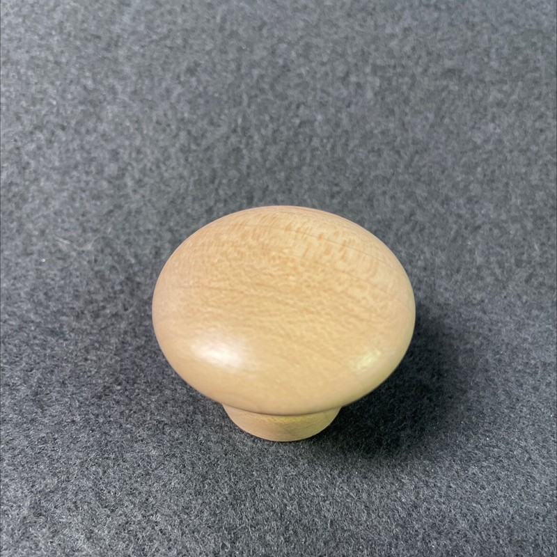 (5 Pack) (100-Pack) 1-1/2 inch Round Maple Knob