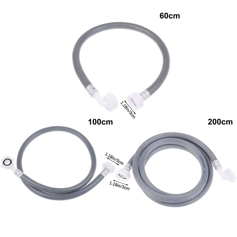 Washing Machine Dishwasher Inlet Pipe Water Feed Fill Hose With 90 Degree Bend gallery