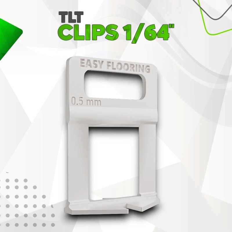 Ultra-Thin Tile Leveling System Clips 1/64″ (0.5 mm)