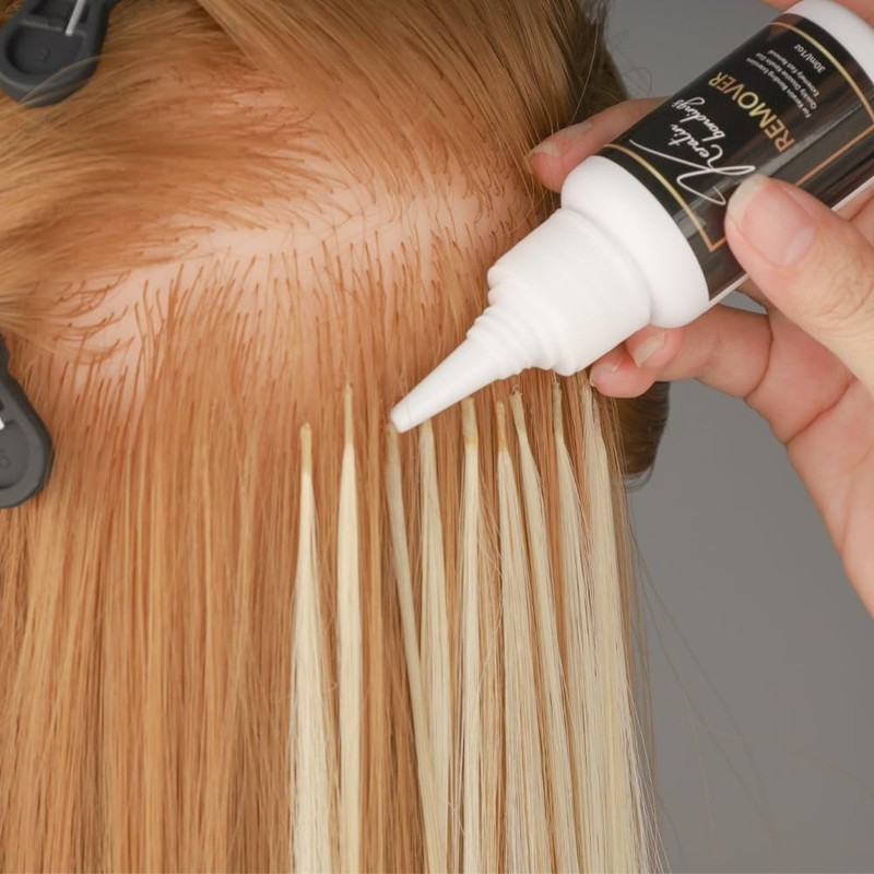 30ml Hair Extension Remover Kit Tool for Keratin Bonding Glue Metal Hair Clips gallery