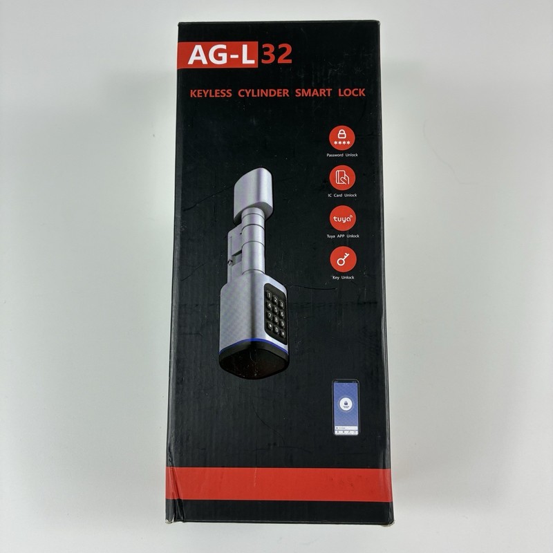 AG-L 32 Keyless Cylinder Smart Lock Tuya App Aoogee