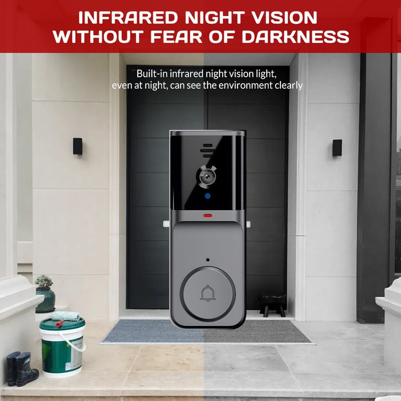 2.4G Wireless Smart LCD Screen Intercom Video Doorbell Camera Monitor Home 4.3" gallery