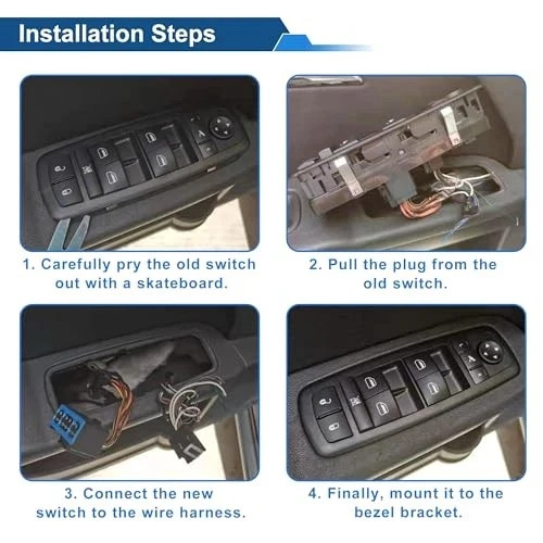 Front Left Driver Side Power Window Switch for Toyota Yaris 2011-2019 Window gallery