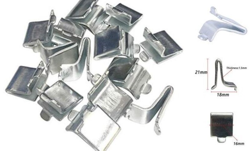 Adjustable Steel Pilaster Shelf Support Clips -Pieces 14