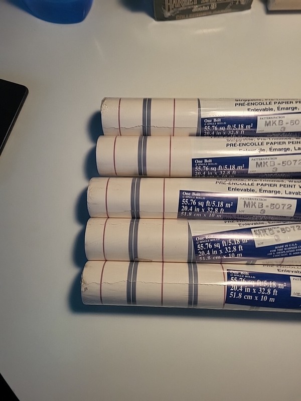 Warner Wallpaper 5 DOUBLE ROLLS MADE IN CANADA 55 Sq.ft gallery