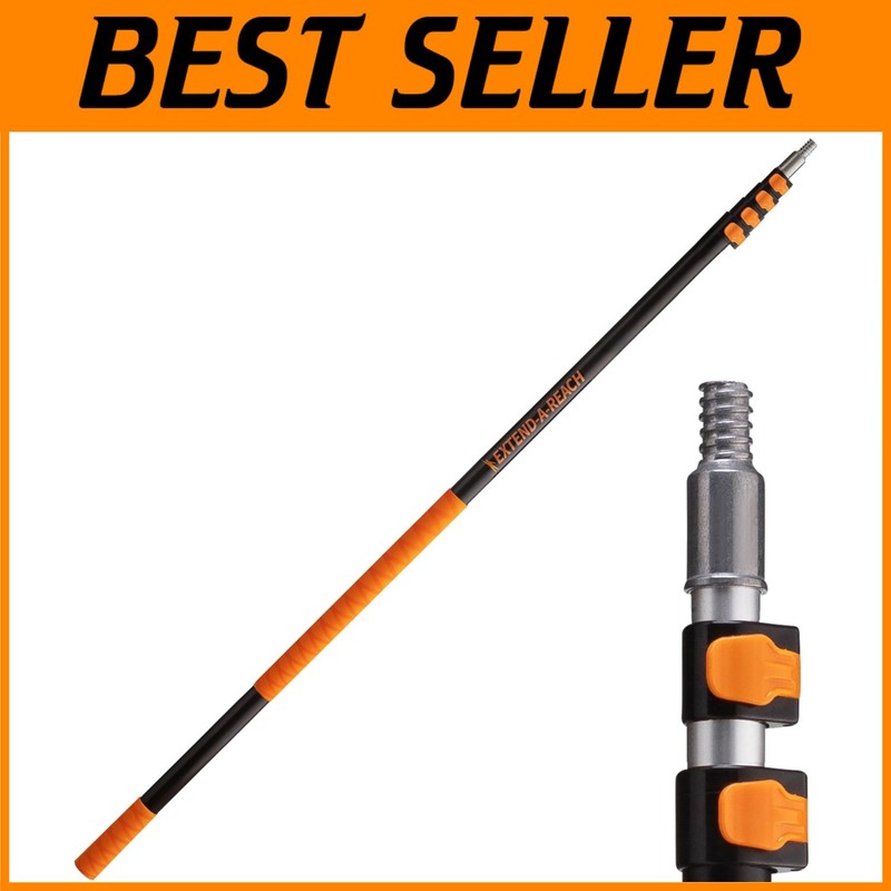 Extendable Painters Pole – Quick-release Clasps//