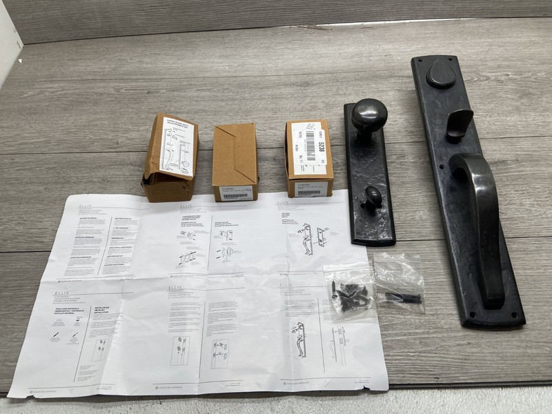 Signature Hardware EH-TB-18-700.10-R-DB-NB-N Ellis Entrance Door Set gallery