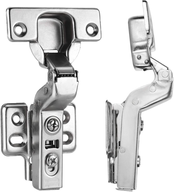 2Pcs Inset Cabinet Hinges Frameless Concealed Door Hinges European Soft Close Ca
