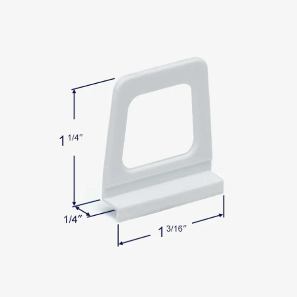 Window Screen Pull Tabs - Beige - Sold 10 per Package gallery