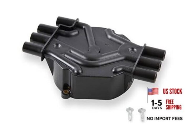 ACCEL 120142 Distributor Cap – Socket Style – Crab – Black