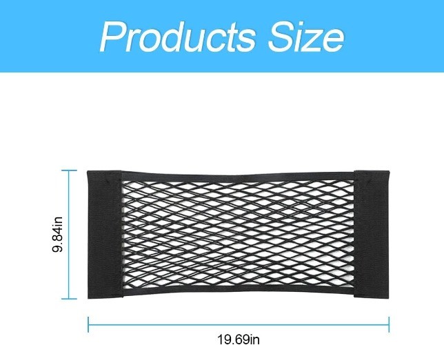 Mesh Cargo Net, Universal Stretchable Trunk Storage Net Wall Sticker Medium gallery
